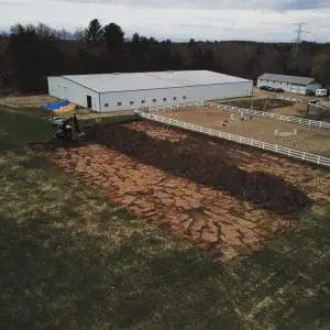 professional earth works performed by Seaside Landscaping in southern Maine