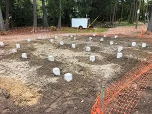 ground work being performed