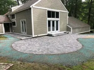 professional hardscaping installation in southern maine