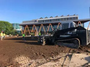 site work being performed